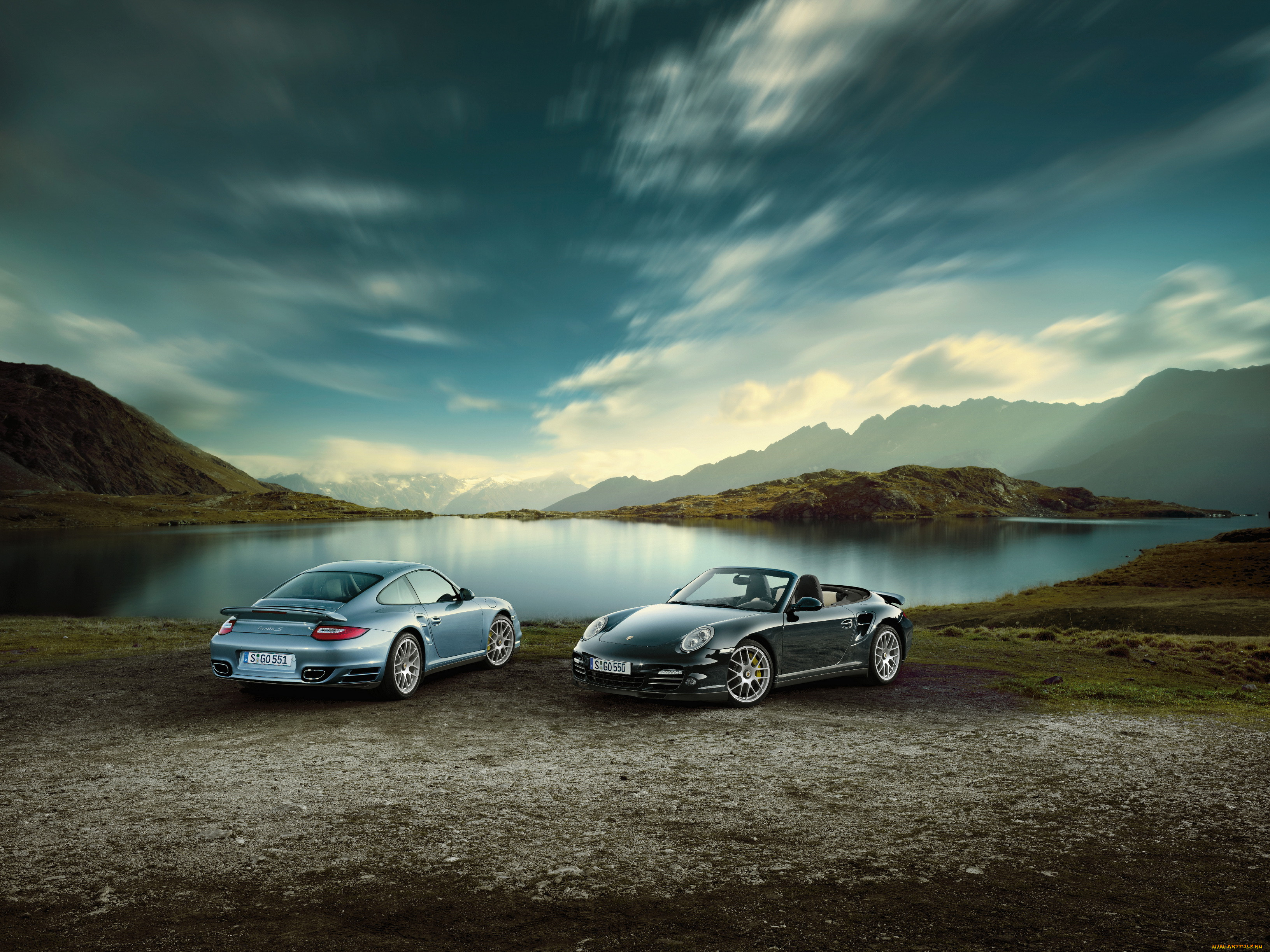 2010, porsche, 911, 997, turbo, 